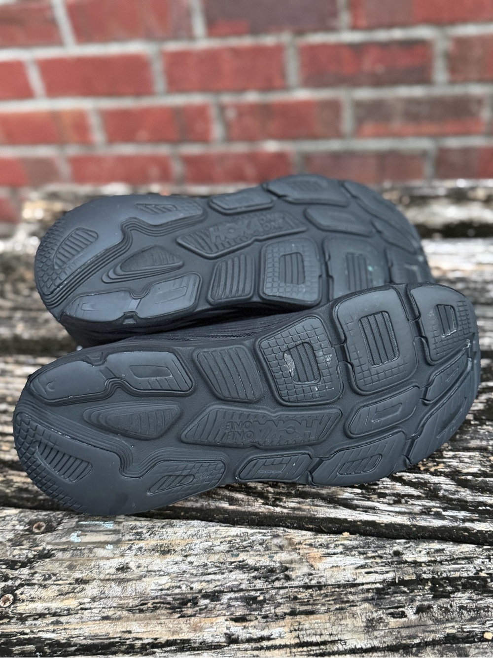 Hoka One One Bondi 6 Triple Black Men's Sz 11.5 Max Cushion Running Shoes X2 - Picture 6 of 16